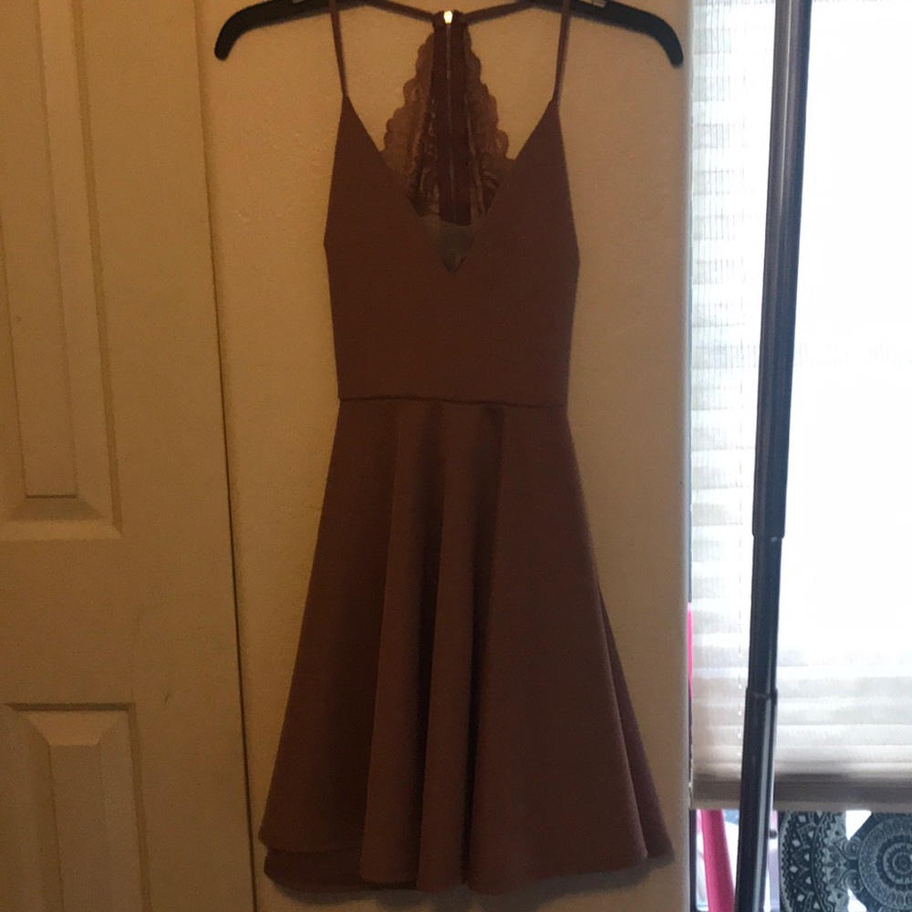 Laced Back Semi-Formal Dress